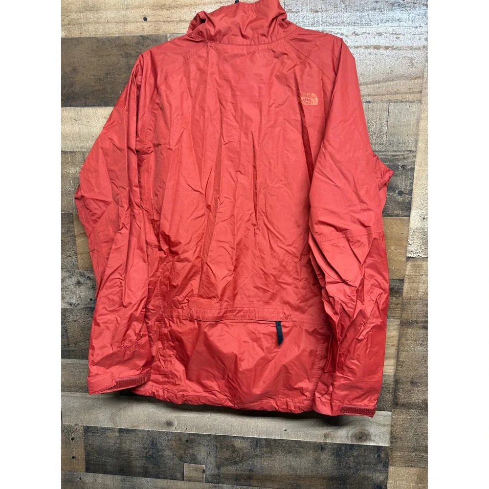 The‎ North Face Mens HyVent 1/2 Zip Rain Jacket Orange Red Pullover Size L